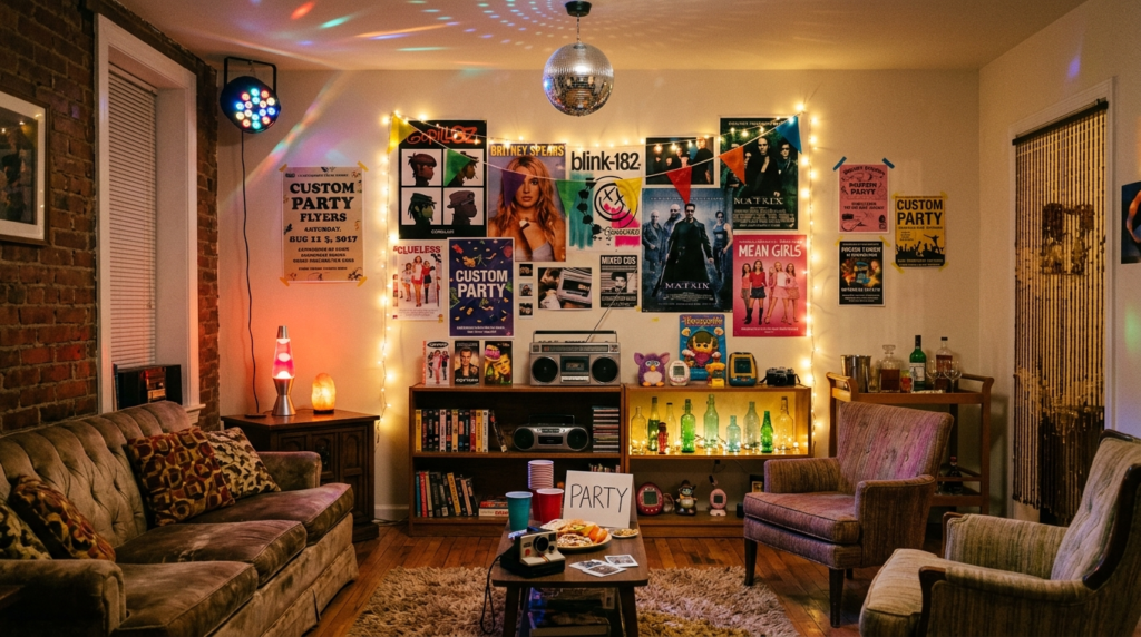 Styled room decoration photograph showing affordable 00s par